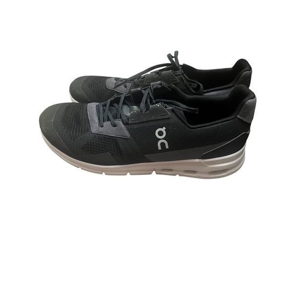 On Running On Cloud CloudTec Running Shoes Athletic Mens Size 14 Black & White - Picture 3 of 5